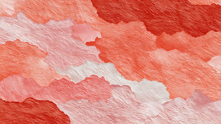 Abstract watercolor background. Hand-drawn illustration. Red and white colors.の素材