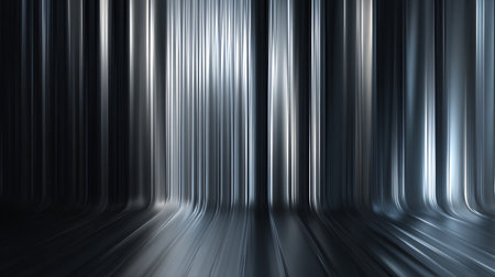 Abstract background with stripes and lines, 3d rendering. Computer digital drawing.の素材