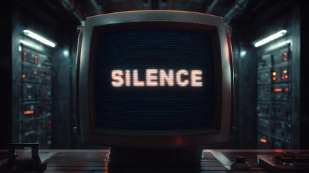 Sellance text on a computer monitor. 3D rendering.の素材