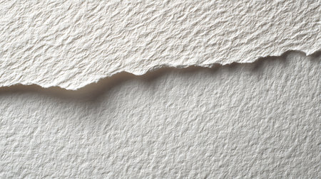 Torn paper with space for text on white background, closeupの素材