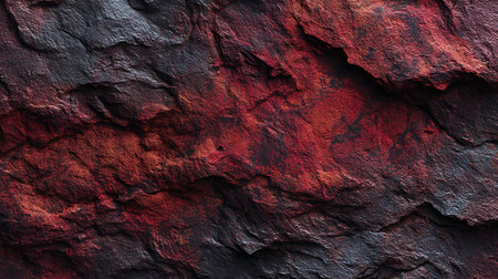 Red and black stone texture background. Abstract red and black background.の素材