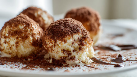 Tiramisu - Traditional Italian Dessert with Chocolate and Creamの素材