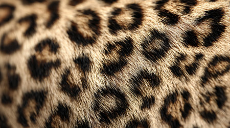 leopard fur texture, closeup of leopard skin background.の素材