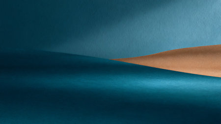 abstract blue and brown background with copy space for text or imageの素材