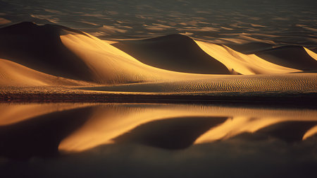 Sand dunes in the Namib Desert, Namibia, Africaの素材