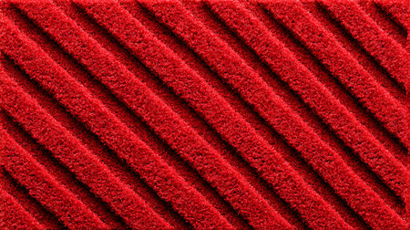 Abstract background with a pattern of red lines in the form of a carpetの素材