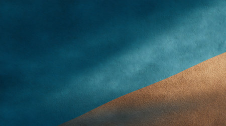 Grunge blue and orange background with space for text or imageの素材