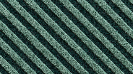abstract background of green and black striped fabric. 3d renderingの素材