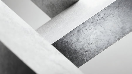 Abstract black and white background. 3d rendering, 3d illustration.の素材