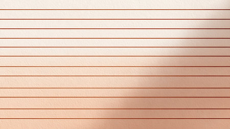 Close up view of the sheet of paper with shadow on it.の素材