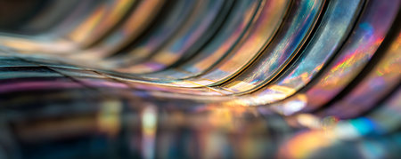 abstract background with bokeh defocused lights and shadow.の素材