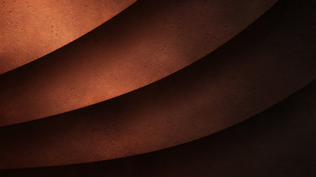 abstract background and texture of curved concrete stairs. 3d illustrationの素材