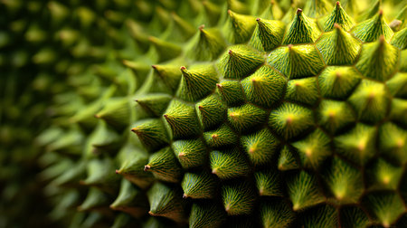 Close up of durian fruit, Durian is the king of fruit in Thailand.の素材
