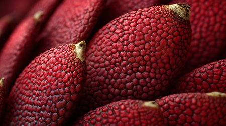 Close up of lychee fruit, macro shot, local focusの素材