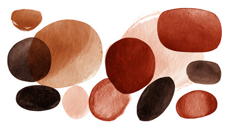 Abstract watercolor hand painted background. Paper texture. Vector illustration.の素材