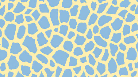 Seamless pattern of giraffe skin. Animal skin texture.の素材