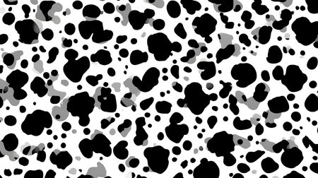 Abstract modern leopard seamless pattern. Animals trendy background. Black and whiteの素材