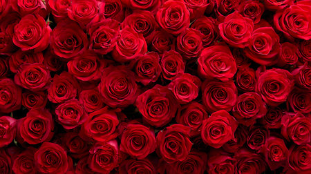 Red roses as a background, valentine's day background.の素材