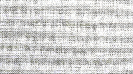 White fabric texture background. Close up of linen canvas texture background.の素材