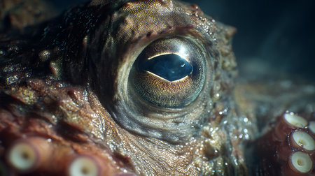 Close up of a common octopus (Octopus vulgaris)の素材