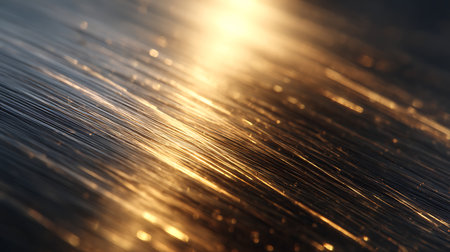 abstract golden background, close up of golden glittering sparklesの素材