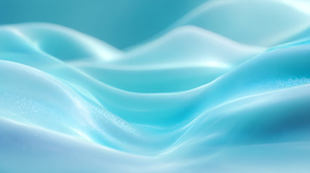 abstract blue background with smooth lines and waves, 3d render illustrationの素材