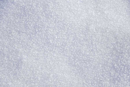 Texture of white gentle snow closeupの写真素材