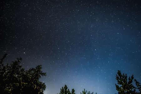 Astrophotography - beautiful night starry sky