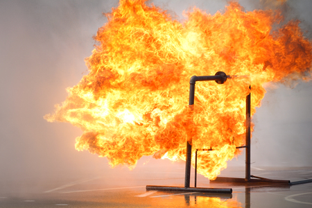 Blaze fire flame texture background.の写真素材