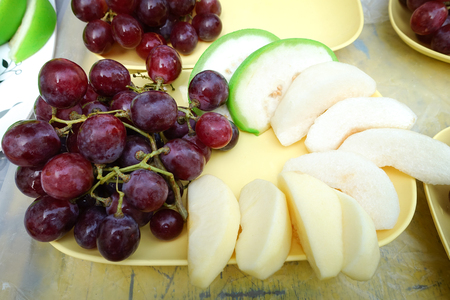 Fresh fruits.Mixed fruits background.Healthy eating, dieting, love fruits.