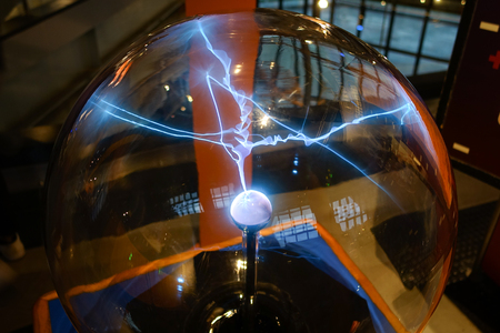 Image of Electric plasma sphere, Lampang, Thailand.