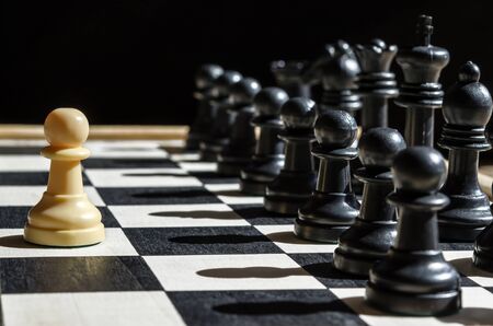 chess pieces on a chessboard