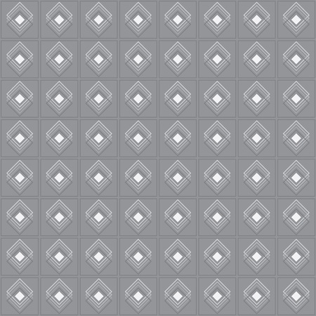 White multiple diamond shape emblem set pattern on dark gray backgroundのイラスト素材