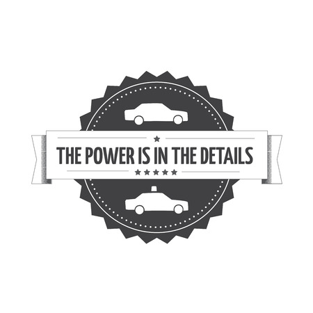 round icon with motivating text for print or website. vector illustrationのイラスト素材