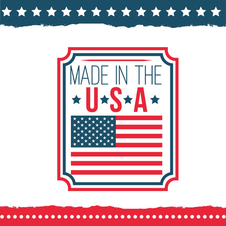 Independence Day of the United States poster setのイラスト素材