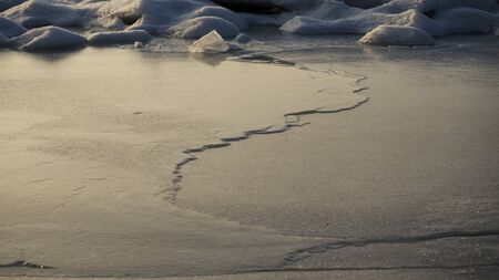 frozen waterの写真素材