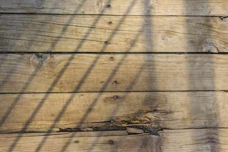 old cracked and weathered planks nailedの写真素材