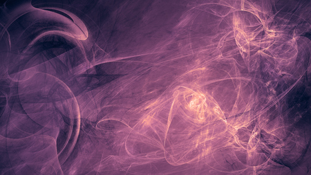 purple alien space dreams. composite abstract background. Esoteric fractal illustration of universe energy flowの写真素材