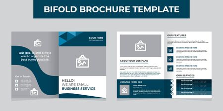 Creative Business Bifold Brochure Templateのイラスト素材