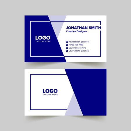 Modern Creative and Clean Business Card Templateのイラスト素材