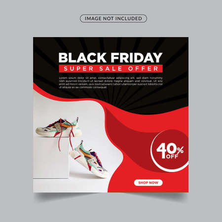 black friday sale banner, black Friday banner, november 27 bannerのイラスト素材