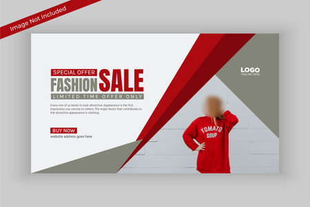 Summer fashion sale social media banner templateのイラスト素材