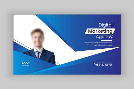 Business agency social media banner templateのイラスト素材