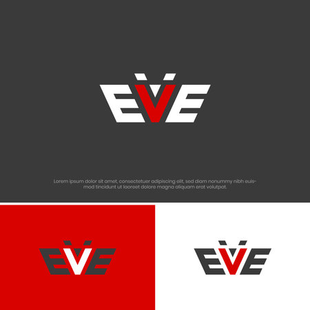 EVE Text logo Templateのイラスト素材