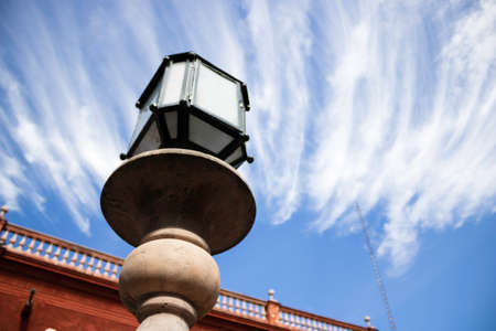 Architecture of colonial Mexico, with Spanish influence. Mexico 11 january 2020のeditorial素材