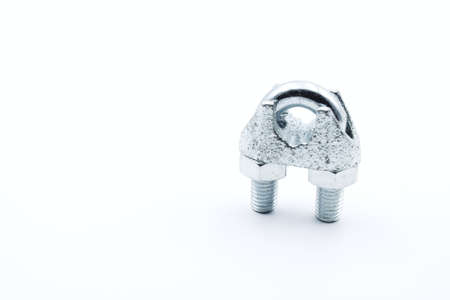 Galvanized High Strength Steel Rope Knot with Hook and Two Nuts, Corrosion Resistant, Heavy Dutyの写真素材