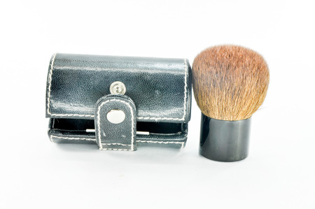 blush on brush setの写真素材