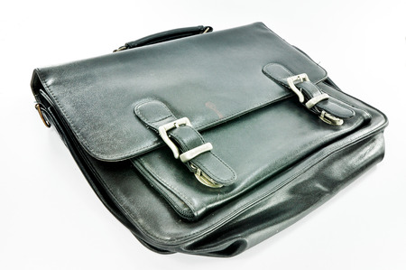 leather bagの写真素材