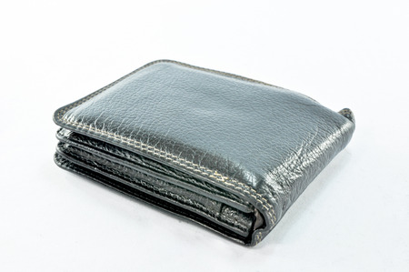  leather walletの写真素材