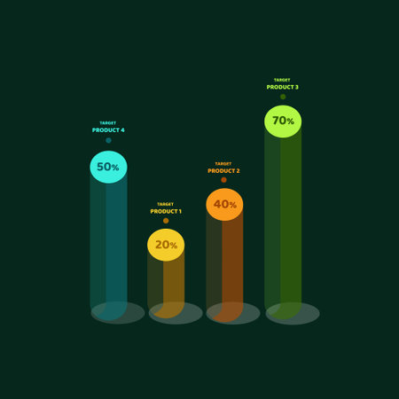 3d vector infographic design elements, for material designのイラスト素材